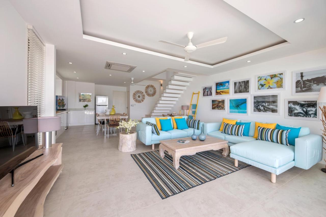 Beachside Villa - B18 - At Bayside Luxury Villas Samrong Bay Beach, 4 Bed 5 Bath, Sea & Sunset Views, Only 200M Walk To The Beach Choeng Mon Bagian luar foto